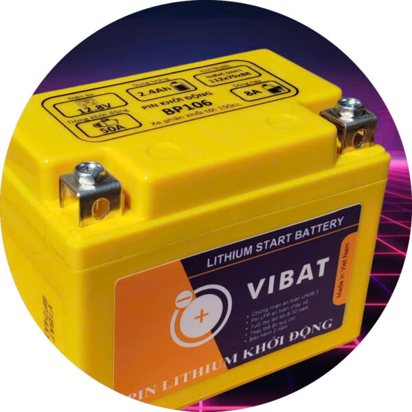 BP106: Pin xe máy 12.8V-2.4Ah